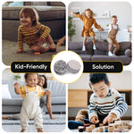 Load image into Gallery viewer, Felt Pads for Cabinet Doors 04 Diameter 128 PCS Grey Self Adhesive Felt Bumpers Felt Dots to Protect Glass Furniture Walls & Floor Door Bumpers to Prevent Slamming