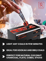 Load image into Gallery viewer, Hookah Coal Burner 800W Premium Coal Toaster Multipurpose Electric Stove for Burner for Shisha Free Tongs Charcoal for Hookah Cubes