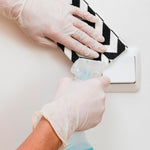 Load image into Gallery viewer, White Latex Gloves X Large Pack of 100 Non Medical Latex Disposable Gloves Ambidextrous Durable Disposable Latex Gloves.