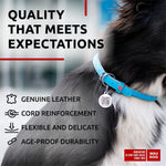 Load image into Gallery viewer, Ultra Soft Rolled Leather Dog Collar 15-19 inch Neck Soft Padded Dog Collars for Medium Dogs Puppy Collars for Large Breed Dogs Male and Female Dog Collar