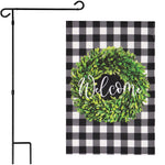 Load image into Gallery viewer, Combo Pack Garden Flag Stand Black 36x16 in Garden Flag 12x18 in Everyday