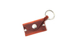 Load image into Gallery viewer, Full Grain Leather Keychain Coin Holder for Man and Women Airtag Wallet Brown