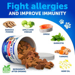 Load image into Gallery viewer, Dog Allergy Relief Chews Itching Skin Relief for Dogs Fish Oil Omega 3