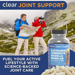 Load image into Gallery viewer, Clear Joint Support Glucosamine Chondroitin MSM Boswellia 90 Capsules