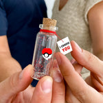 Load image into Gallery viewer, Cute Anniversary Present For Girlfriend or Boyfriend Unique Game Inspired Romantic Bottle Anniversary Love Wish Jar (No Box I Choose You)