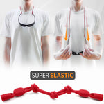 Load image into Gallery viewer, Red Glasses Strap Holder No Tail Eyeglass Cord Adjustable M Size 13 inch 2 Pcs