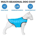 Load image into Gallery viewer, Dog Winter Coat for XSmall Dogs Blue Waterproof Dog Warm Jacket XS Size