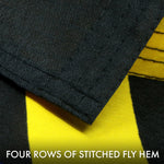 Load image into Gallery viewer, G128 Black Lives Matter (Black/Yellow) Flag 3x5 feet Printed 150D Quality Polyester