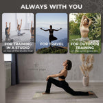 Load image into Gallery viewer, 1.5mm Foldable Fitness Exercise Mat with Bag 72x24 inch 2.6 lbs Lightweight Compact Eco Friendly Non Slip & Washable For All Types of Yoga