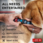 Load image into Gallery viewer, Nylon Dog Collar Adjustable Dog Collar for Large Dogs Small & Medium Dogs Breakaway Puppy Collars for Large Breed Dogs Boy & Girl Dog Collars with Durable Plastic Buckle and QR Dog Tag