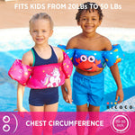 Load image into Gallery viewer, Toddler Swim Vest Swim Floaties for Toddlers Girls and Boys 20 30 40 50 pounds Kids Swim Vests for Pool Beach Lake and River Baby Floatie Device Swimmies