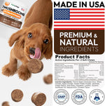 Load image into Gallery viewer, 2 Pack Turkey Tail Mushroom for Dogs 340 Chews Lion’s Mane Shiitake Reishi Buddy Immune Support Guard Mushroom Supplement for Dogs with Glucosamine, Health Vitamins Multivitamin