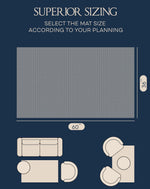 Load image into Gallery viewer, Non Slip Rug Pad Gripper 3x5 Ft Anti Skid Carpet Mat Provides Protection