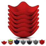 Load image into Gallery viewer, 6 Pcs Soup Bowl Holders for Hot Food Heat Resistant Fabric Soup Cozy Bowl Warmer Holder for Kitchen Fits Standard Dishes up to 6.5 & Plates 7.1 – Washable & Reusable Safe Handling & Trivet Use
