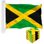 Load image into Gallery viewer, Jamaica Jamaican Flag 3x5 Ft 5Pack 150D Printed Polyester By G128