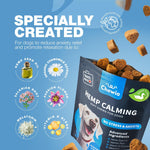 Load image into Gallery viewer, Calming Chews for Dogs Anxiety Treats with Melatonin Valerian Root Chamomile