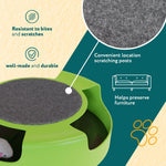 Load image into Gallery viewer, Interactive Cat Toys for Indoor Cats Green Spinning 360 Degrees Moving Mouse Pad