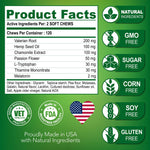 Load image into Gallery viewer, Hemp Calming Chews for Dogs 120 Count Anxiety & Stress Relief