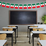 Load image into Gallery viewer, Mexico Mexican Bunting Banner Flag 8.2 x 5.5 Inch, Full String 33 Feet Printed 150D Polyester, Decorations For Bar, School, Festival Events Celebration