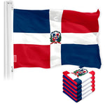 Load image into Gallery viewer, Dominican Republic Dominican Flag 3x5 Ft 5Pack 150D Printed Polyester By G128