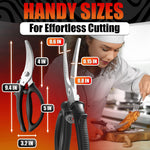 Load image into Gallery viewer, Heavy Duty Poultry Shears – Stainless Steel Meat Scissors Heavy Duty Ergonomic Kitchen Shears for Food Vegetables Seafood & Bones – High Wear Resistance & Thick Spring for Easy Cutting