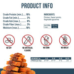 Load image into Gallery viewer, Chicken Jerky Dog Treats Human Grade Grain Free Organic Meat All Natural High Protein Dried Strips Best Chews for Training Small & Large Dogs Bulk Soft Pack Made for USA 24 Oz. (Sweet Potato)