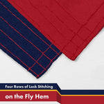 Load image into Gallery viewer, G128 Combo Pack: American USA Flag 3x5 Ft & Utah 2023 New Version UT State Flag 3x5 Ft Both LiteWeave Pro Series Printed 150D Polyester, Brass Grommets