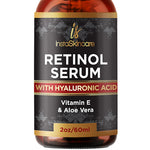 Load image into Gallery viewer, Retinol Serum for Face with Hyaluronic Acid Vitamin E and A DOUBLE SIZED 2 oz