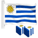 Load image into Gallery viewer, Uruguay Uruguayan Flag 3x5 Ft 10Pack 150D Printed Polyester By G128
