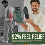Load image into Gallery viewer, High Arch Support Inserts for Men 10 Women 11 Size Heavy Duty Insoles for Flat Feet Orthotics for Plantar Fasciitis Work Boots Standing All Day & Heel Pain Relief M