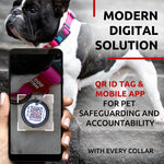 Load image into Gallery viewer, Waterproof Dog Collar Adjustable Dog Collar for Large Dogs Small and Medium Dogs Breakaway Dog Collar Waterproof with Plastic Buckle and QR Dog Tag Boy & Girl Dog Collars (Pink)