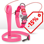 Load image into Gallery viewer, Pink Waterproof Dog Collar Adjustable for Small and Medium Dogs 10 - 16 inch Neck