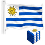 Load image into Gallery viewer, Uruguay Uruguayan Flag 3x5 Ft 5Pack 150D Printed Polyester By G128