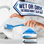 Load image into Gallery viewer, Dish Brush Set of 3 with Bottle Water Brush Dish Scrub Blue Dishwasher Safe