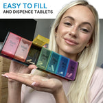 Load image into Gallery viewer, Extra Large Pill Organizer XXL Pill Box 7 Day Weekly Pill Organizer with AM PM