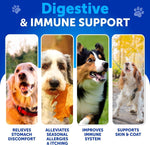 Load image into Gallery viewer, Probiotics for Dogs 70 Chews Duck Flavor Gut Health & Prebiotics