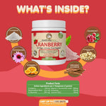 Load image into Gallery viewer, Cranberry for Dogs in Powder Urinary Tract Health Dog UTI Bladder Support Bladder Stones Incontinence Support Cranberry Supplement Bacon Flavor (2 Pack 200 Scoops)