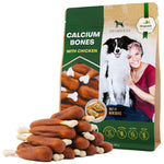 Load image into Gallery viewer, Dog Calcium Bones Wrapped Chicken & Rawhide Free Chew Treats Pet Healthy