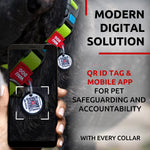 Load image into Gallery viewer, Waterproof Dog Collar Adjustable Medium Dogs 10–16 in Neck x 4/5 in Green