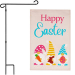 Load image into Gallery viewer, Combo Pack Garden Flag Stand Black 36x16 in and Garden Flag 12x18 in Easter