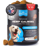 Load image into Gallery viewer, Hemp Calming Chews for Dogs Anxiety Relief L Theanine Chamomile Extract