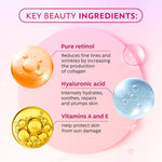 Load image into Gallery viewer, Retinol Serum for Face with Hyaluronic Acid Vitamin E and A DOUBLE SIZED 2 oz