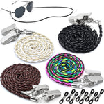 Load image into Gallery viewer, Glasses Strap Chains Premium ECO Leather Eyeglass Holder 4 Pack 28 inch Long