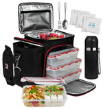 Load image into Gallery viewer, Meal Prep Lunch Box 8 piece set Insulated Container For Adults Large Box