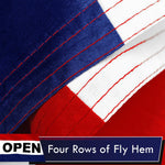 Load image into Gallery viewer, G128 Combo Pack: USA American Flag 3x5 Ft 75D Printed Stars & Open Sign Flag 3x5 Ft 75D Printed