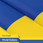 Load image into Gallery viewer, Ukrainian Flag 3x5Ft Printed 150D Polyester Brass Grommets Indoor Outdoor