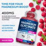 Load image into Gallery viewer, Magnesium Glycinate Gummies 400mg High Absorption Magnesium Supplement for