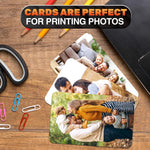 Load image into Gallery viewer, 100 Pcs Sublimation Business Card Blanks – Double Sided Aluminum Alloy Cards Pearl Color Thin & Smooth Sublimation Blanks for Printing & Personalization