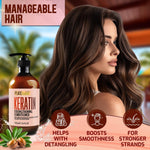 Load image into Gallery viewer, Keratin Conditioner for Women and Men Deep Conditioning Treatment to Repair Dry Damaged Hair and Split Ends 16 Fl Oz Strengthening Sulfate Free Formula