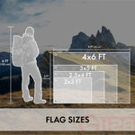 Load image into Gallery viewer, G128 Blue Lives Matter Flag Police Flag Embroidered 2.5x4 FT Spun Polyester